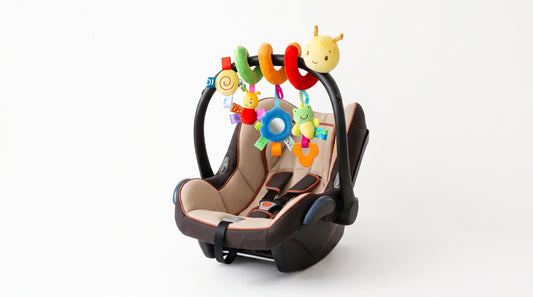 Sensory Spiral Activity Toy | Baby Rattle for Pram & Car Seat